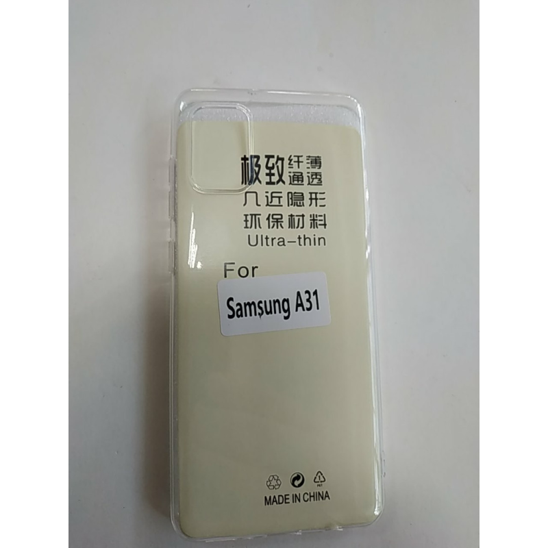 Чохол накладка для Samsung A31 tpu прозорий Чохол накладка для Samsung A31 tpu прозорий